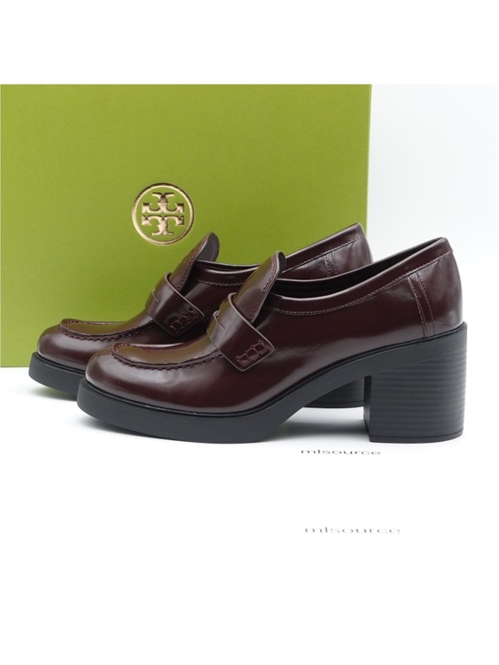 Tory Burch Shoes - NEW Size 9 Women's Tory Burch Classic 50mm Heeled Lug Loafer 166812-500